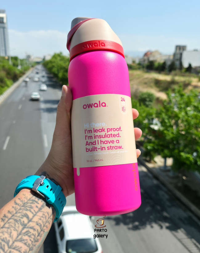 قمقمه owala سرخابی