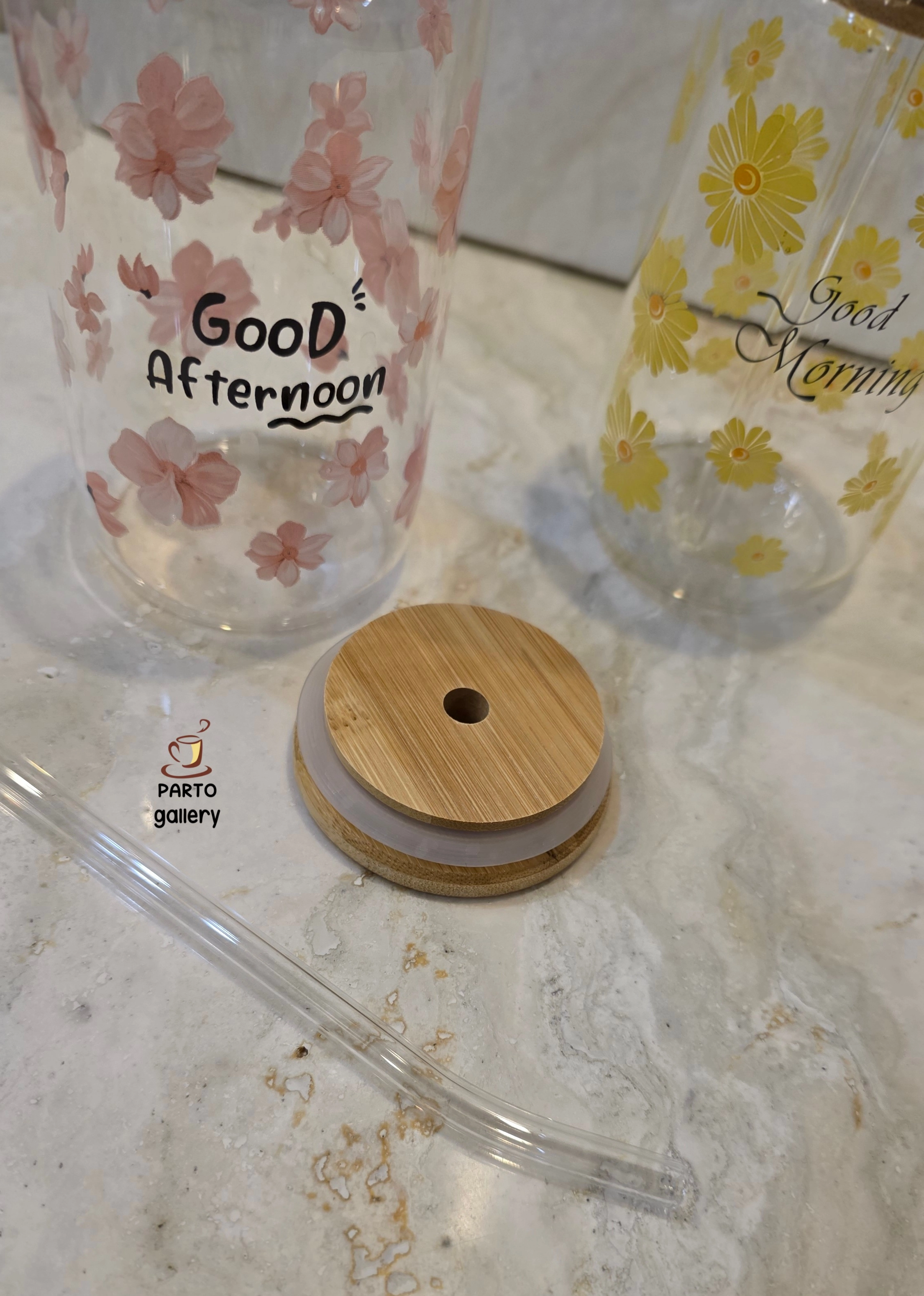 ماگ پیرکس گلدار